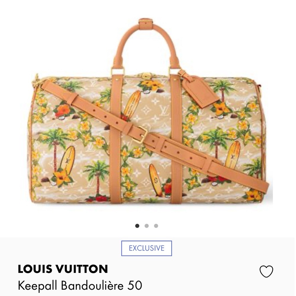 Louis Vuitton Pharrell Williams Exclusive Design Keepall Bandouliere 50